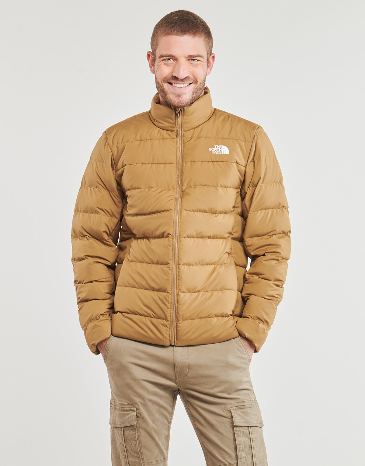 Piumino Uomo The North Face  Aconcagua 3 Jacket  Marrone