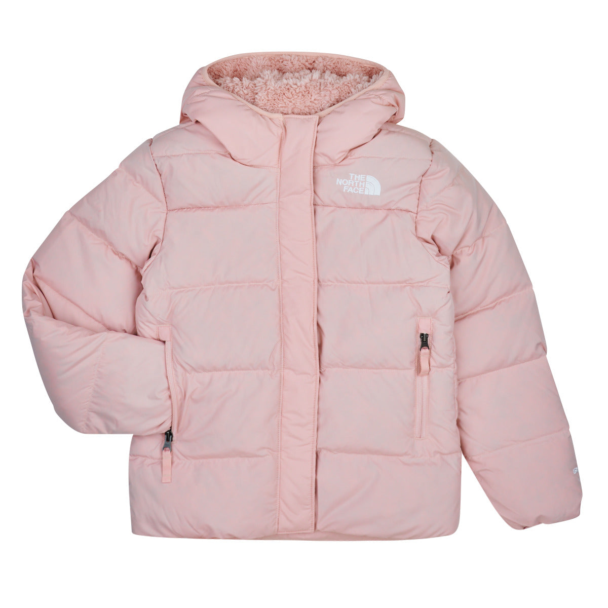 Piumino ragazza The North Face  Girls Reversible North Down jacket  Rosa