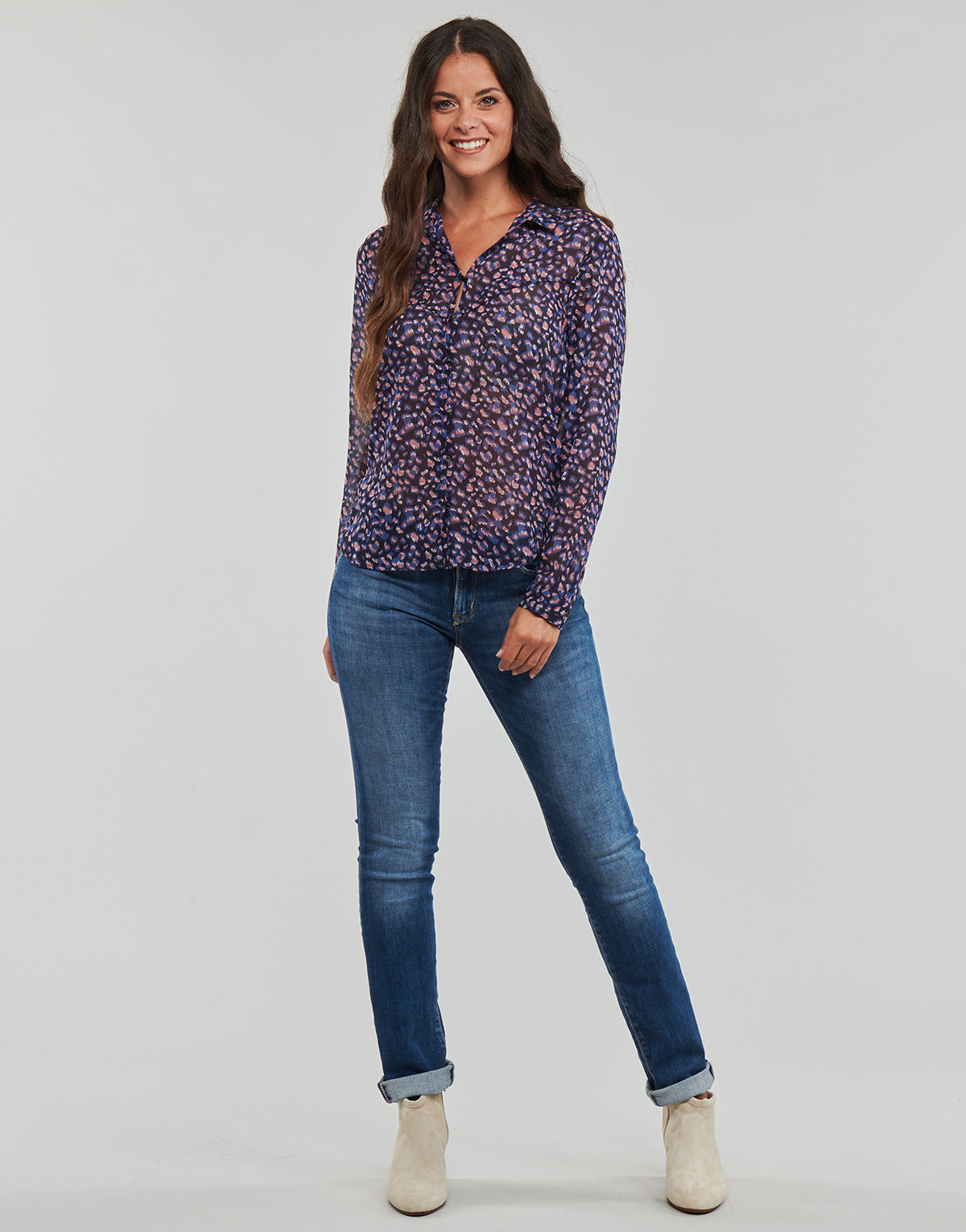 Jeans Donna Le Temps des Cerises  PULP REGULAR KOPS  Blu