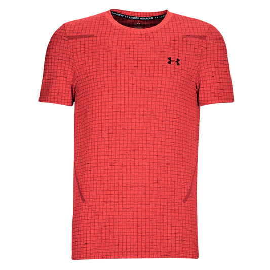 T-shirt Uomo Under Armour  Seamless Grid SS  Bordeaux