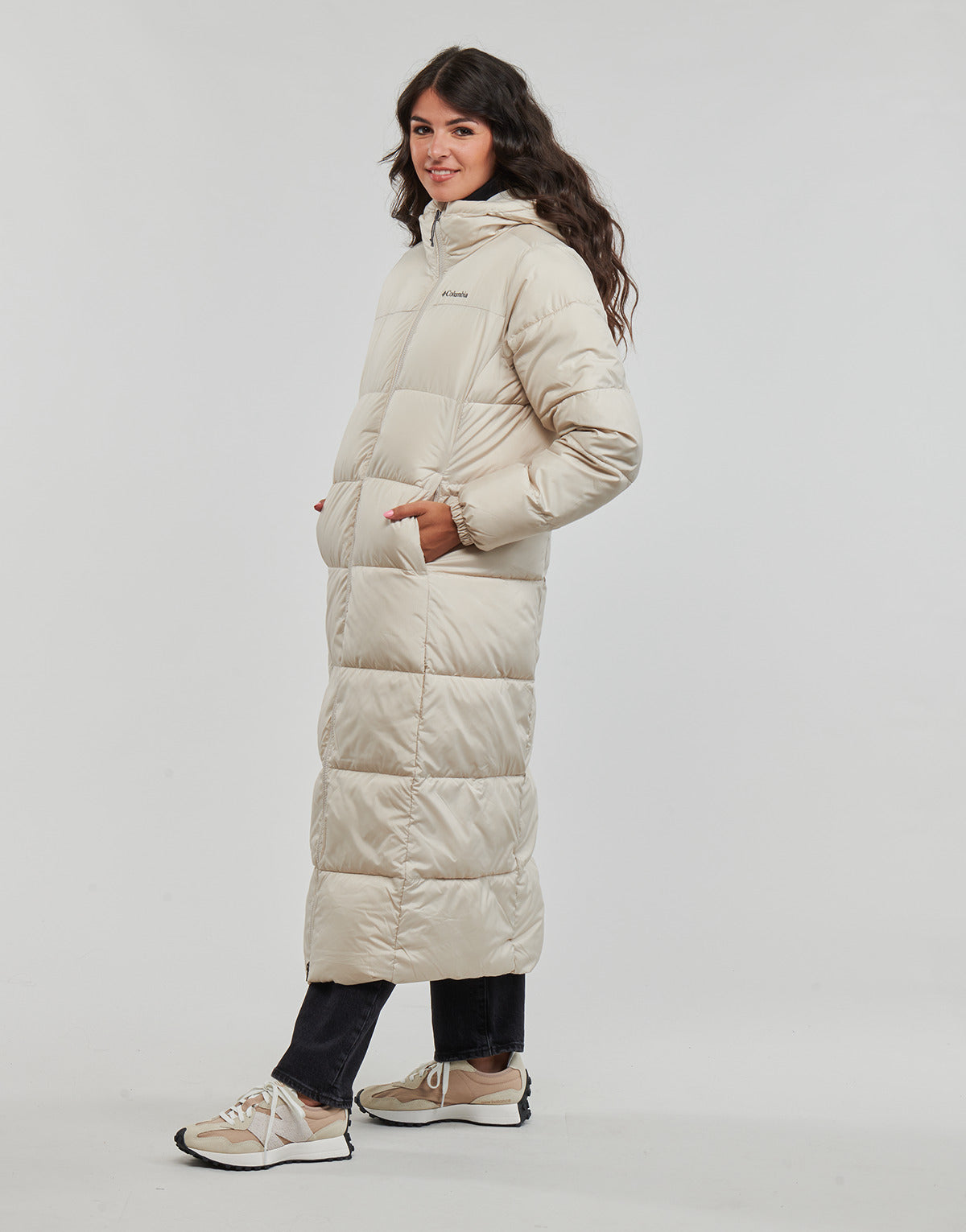 Piumino Donna Columbia  Puffect Long Jacket  Beige