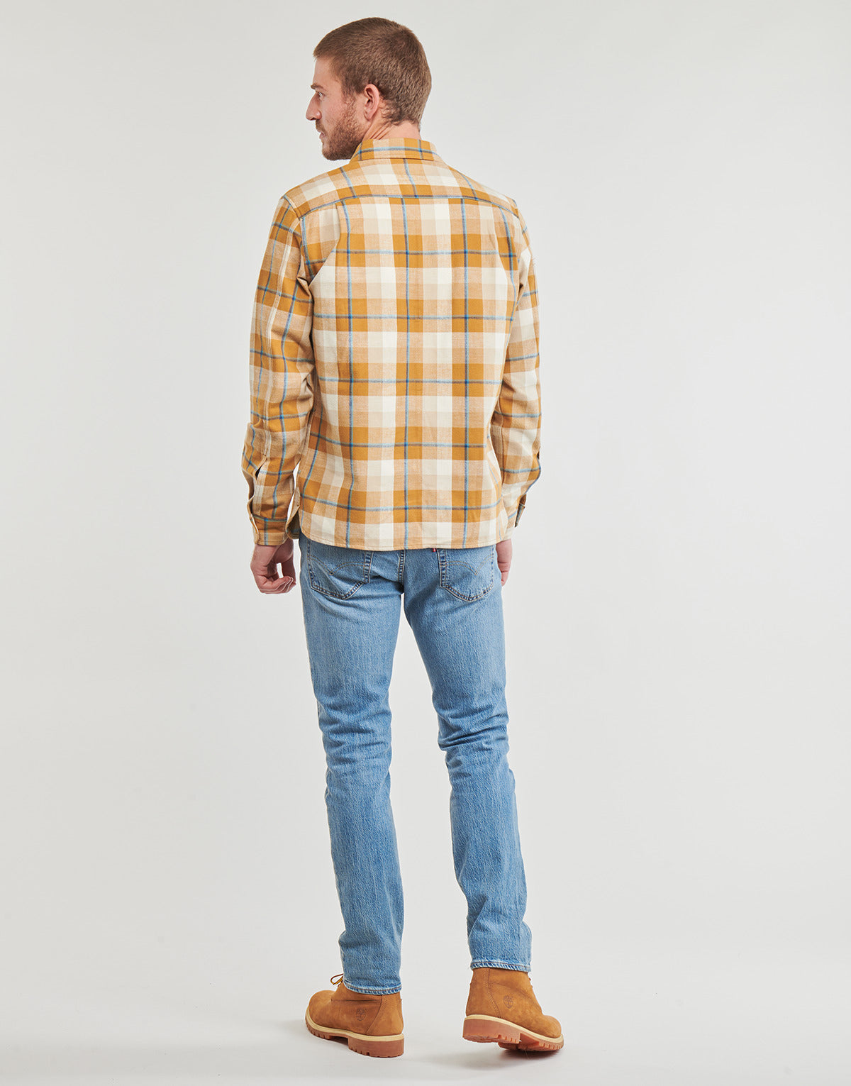 Camicia a maniche lunghe Uomo Timberland  Windham Heavy Flannel Shirt Regular  Multicolore