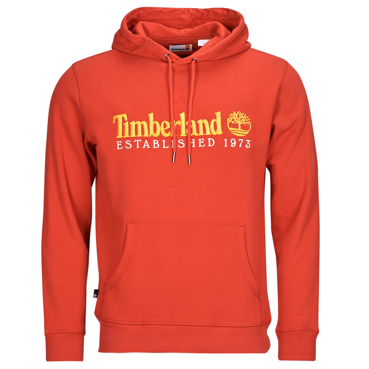 Felpa Uomo Timberland  50th Anniversary Est. 1973 Hoodie BB Sweatshirt Regular  Arancio