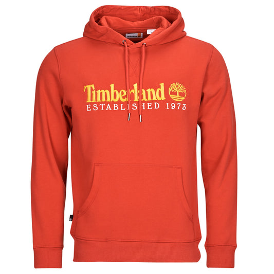 Felpa Uomo Timberland  50th Anniversary Est. 1973 Hoodie BB Sweatshirt Regular  Arancio