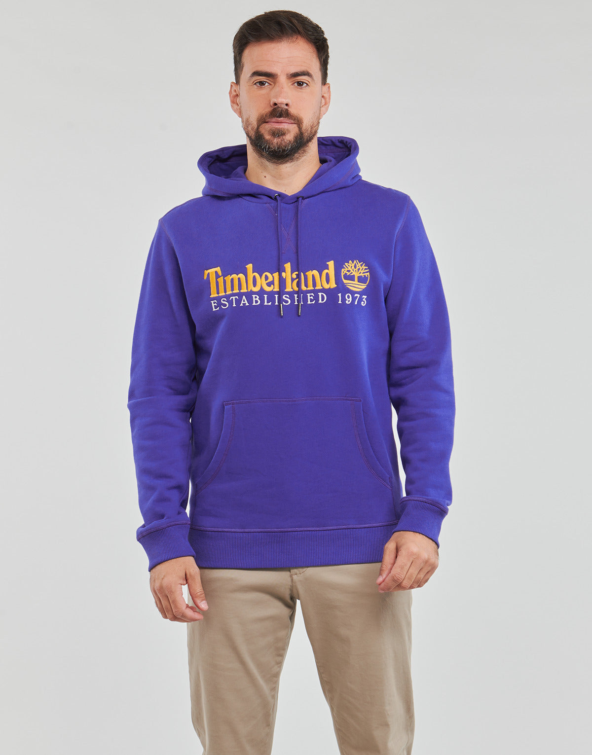 Felpa Uomo Timberland  50th Anniversary Est. 1973 Hoodie BB Sweatshirt Regular  Viola