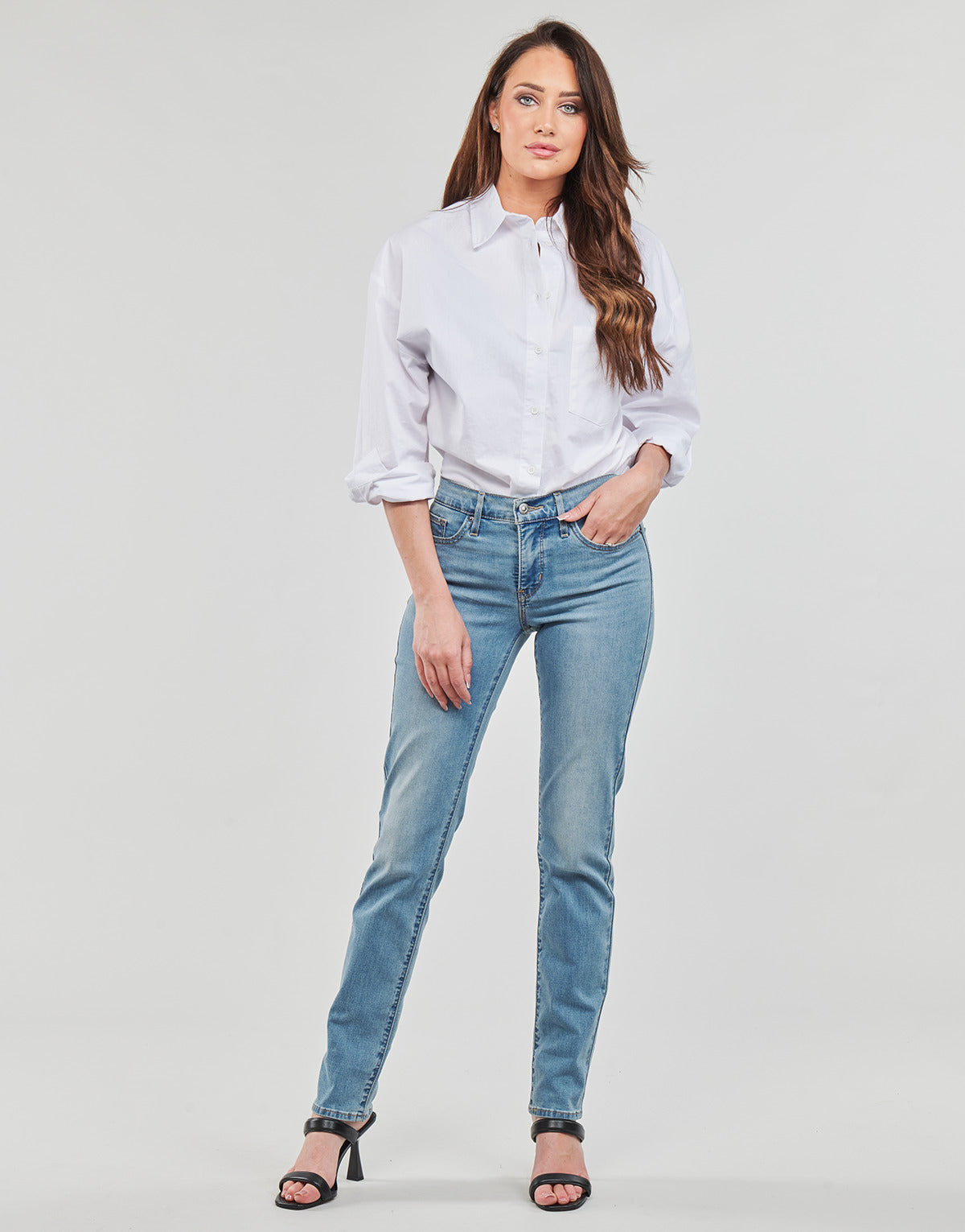 Jeans Slim Donna Levis  312 SHAPING SLIM  Blu