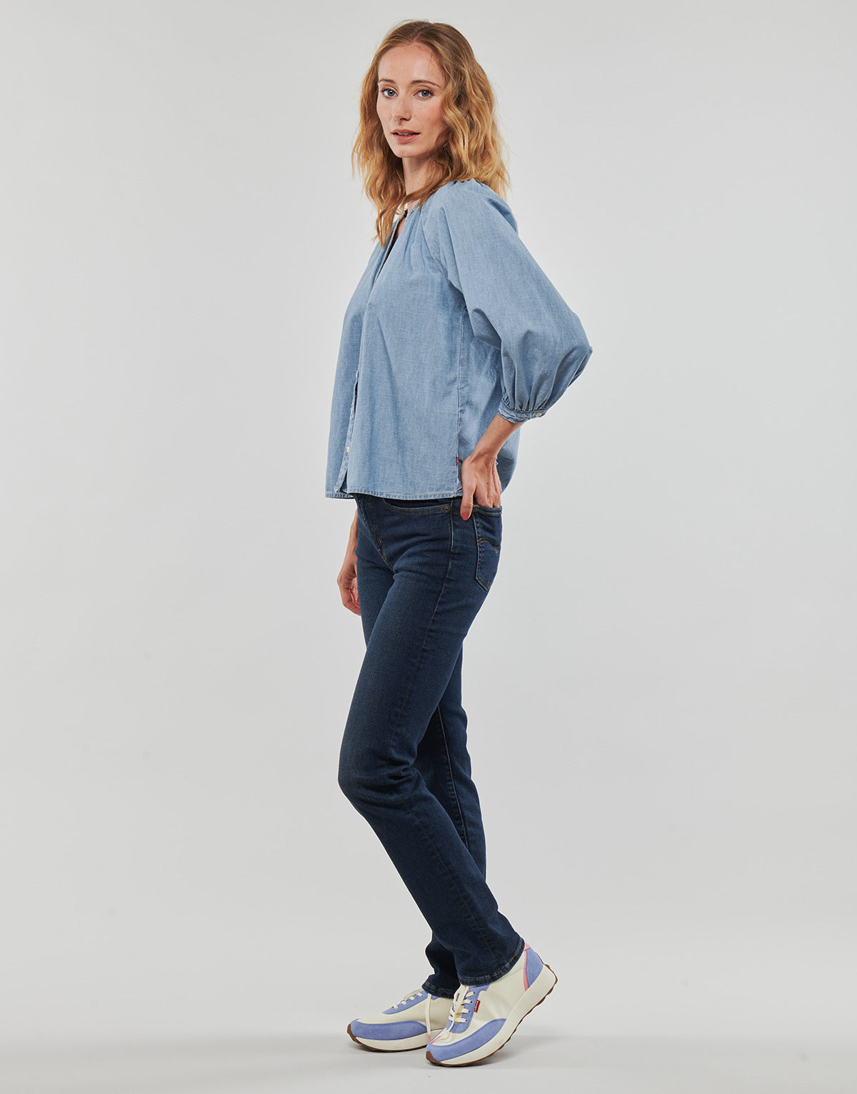 Camicia Donna Levis  LAINEY BLOUSE  Blu