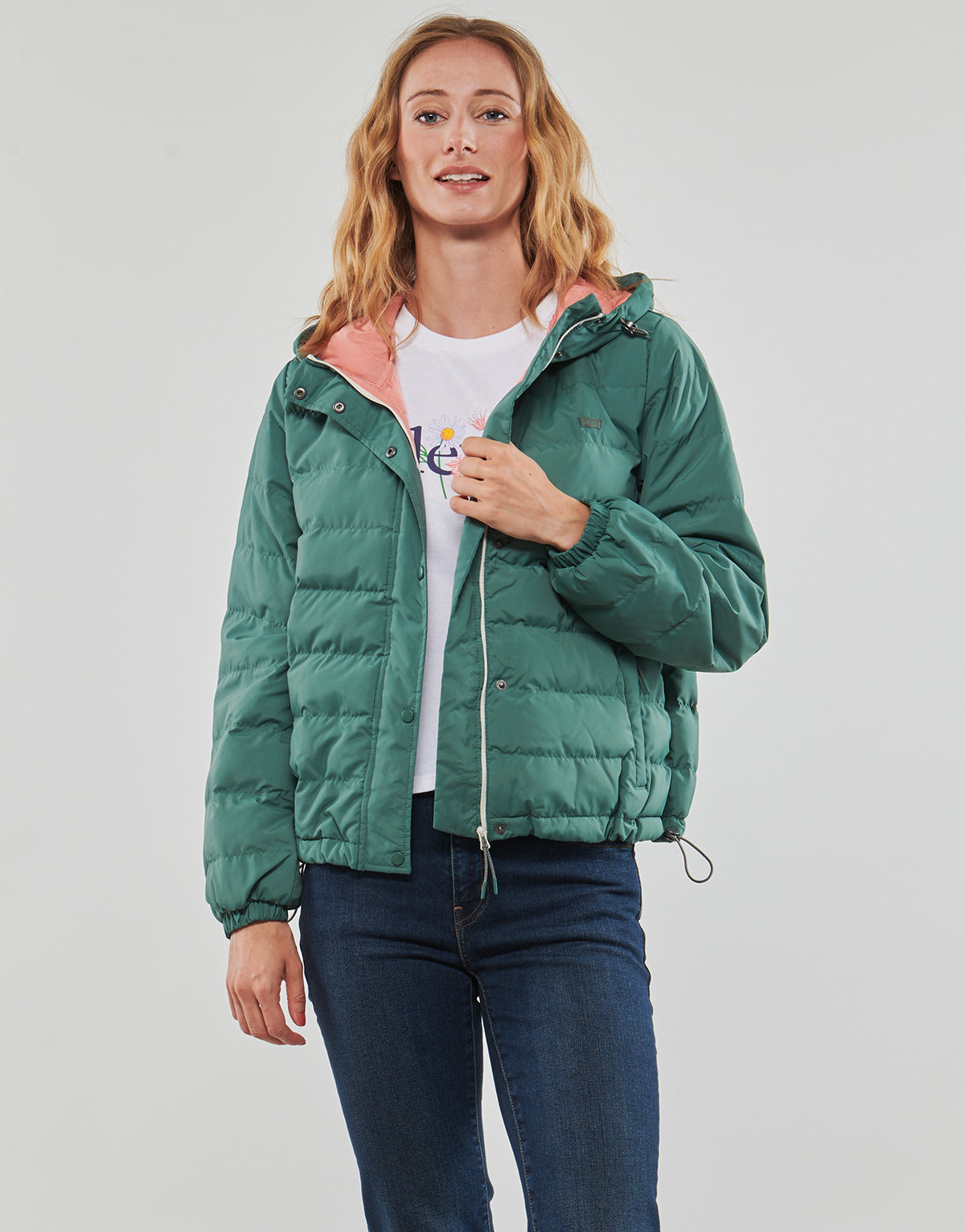 Piumino Donna Levis  EDIE PACKABLE JACKET  Blu