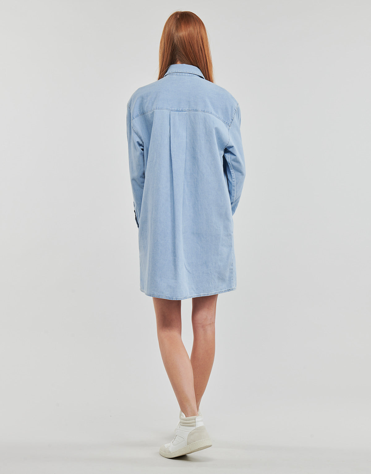 Abito corto Donna Levis  RHEA SHIRT DRESS  Blu