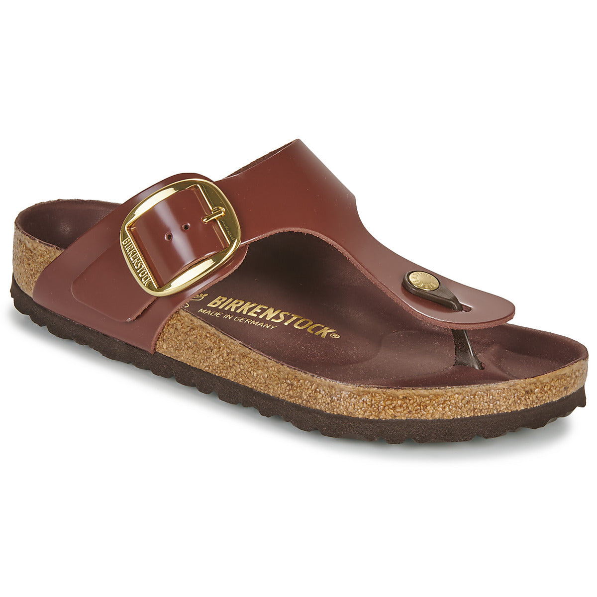 Infradito Donna Birkenstock  GIZEH BIG BUCKLE  Marrone