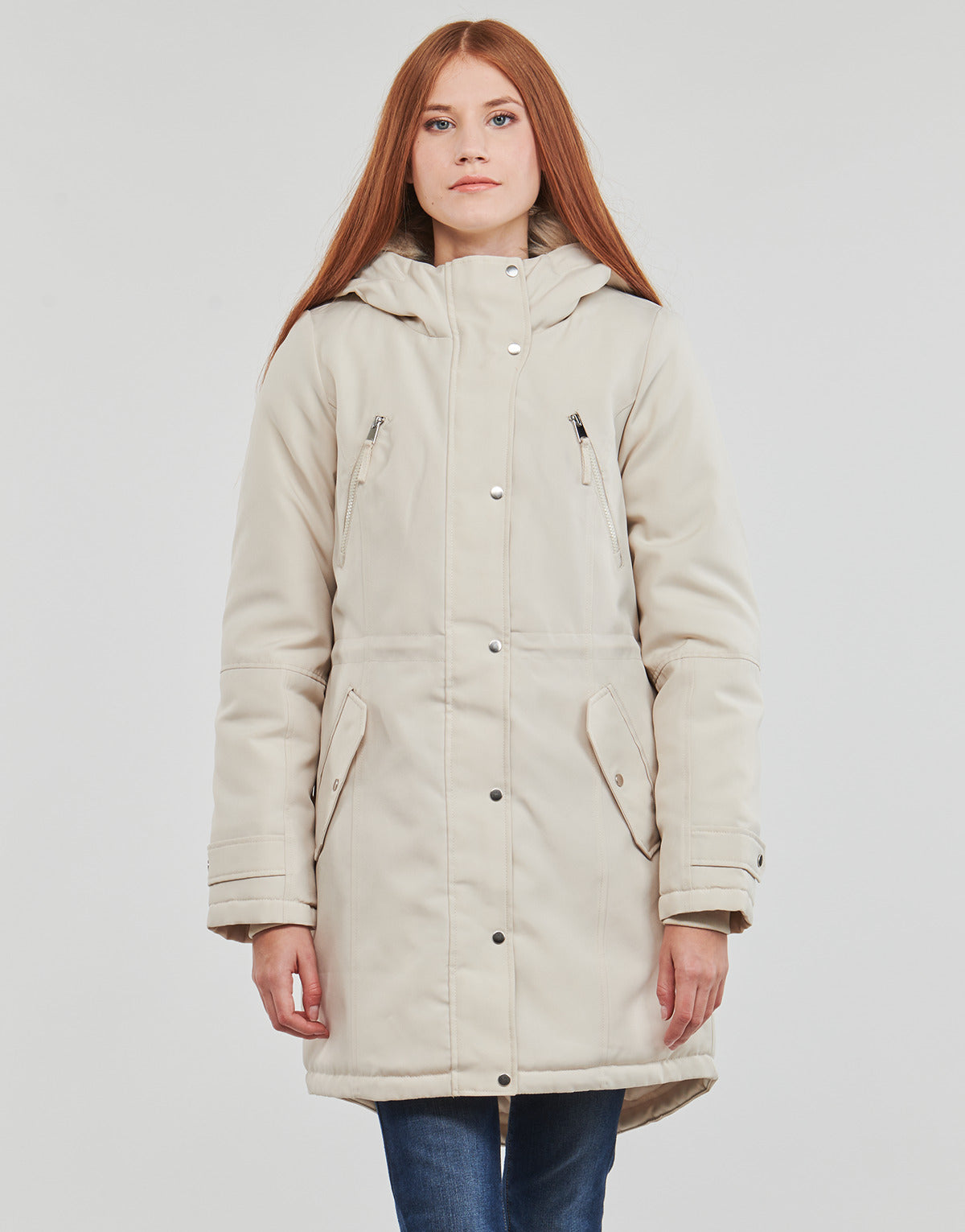 Parka Donna Vero Moda  VMTRACK AW23 PARKA COAT  Beige