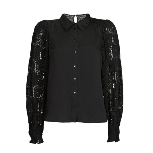 Camicia Donna Vero Moda  VMCABENA L/S SHIRT WVN BTQ  Nero