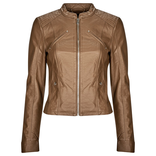 Giacca in pelle Donna Vero Moda  VMFAVODONA COATED JACKET NOOS  Marrone