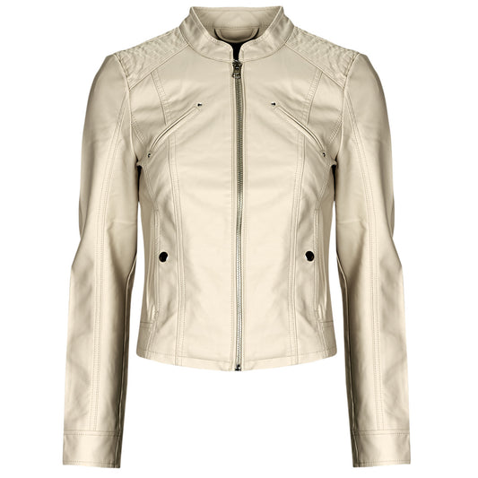 Giacca in pelle Donna Vero Moda  VMFAVODONA COATED JACKET NOOS  Beige