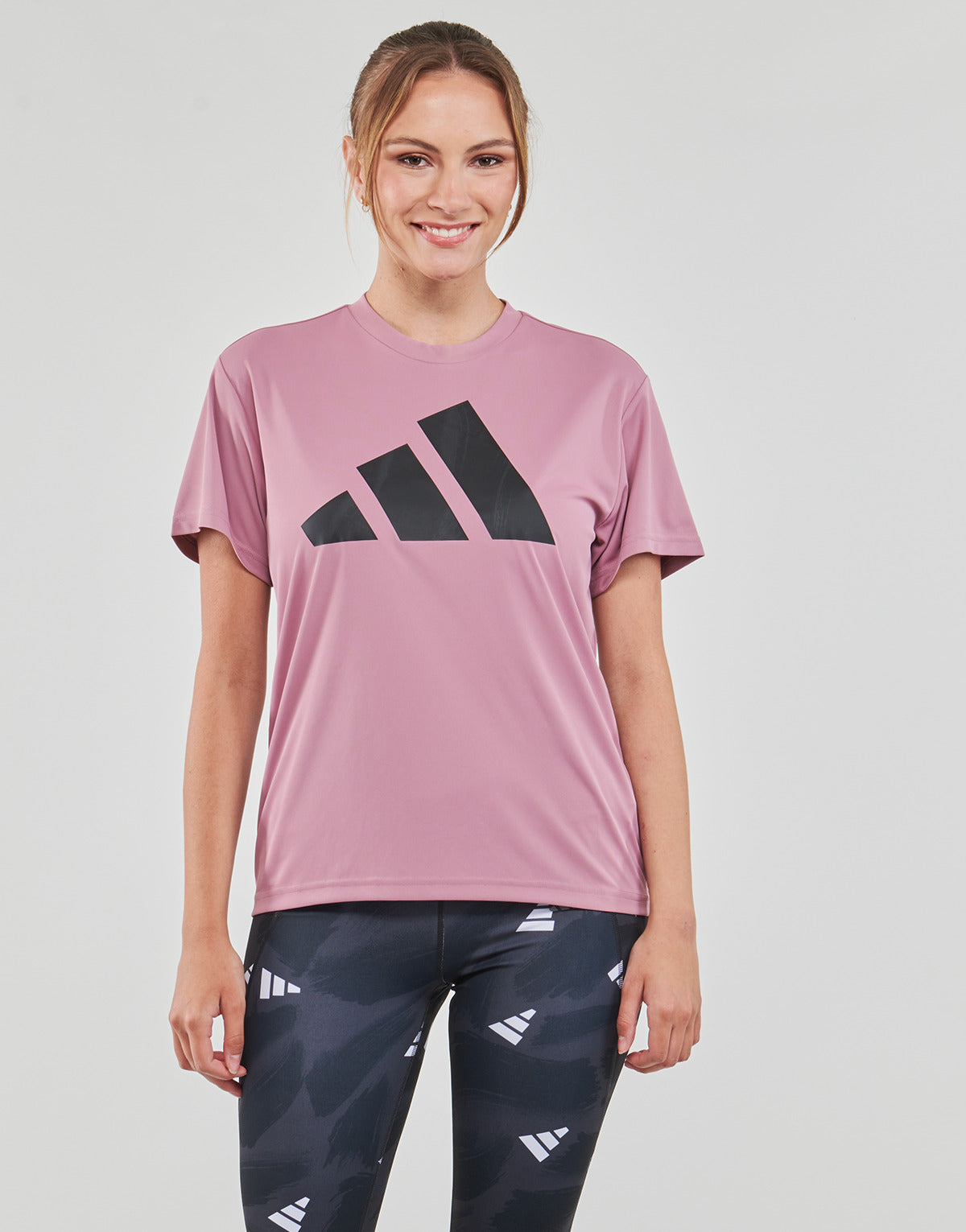 T-shirt Donna adidas  RUN IT BL TEE  Viola