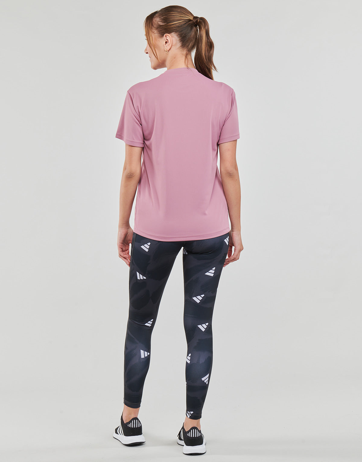 T-shirt Donna adidas  RUN IT BL TEE  Viola