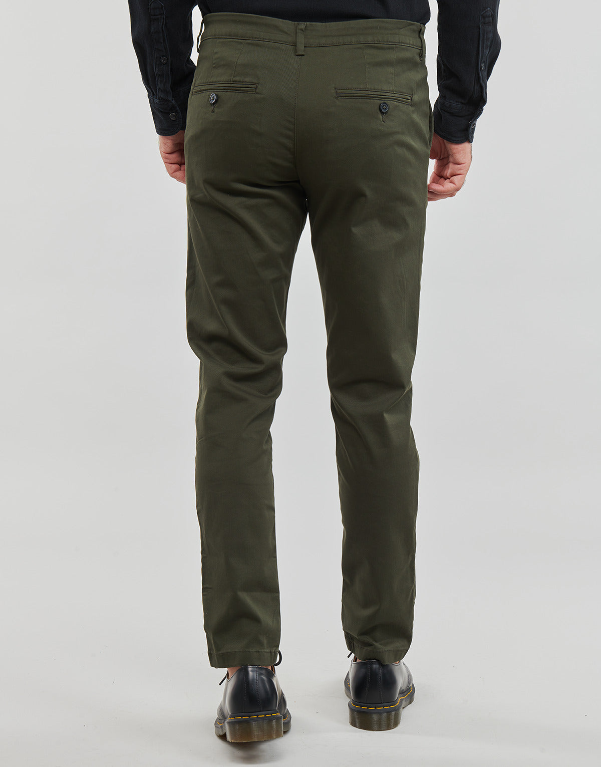 Pantalone Chino Uomo Selected  SLH175-SLIM NEW MILES FLEX PANT NOOS  Kaki