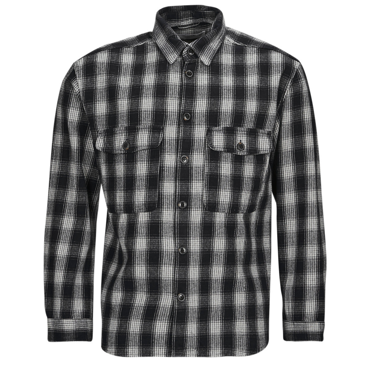 Camicia a maniche lunghe Uomo Selected  SLHLOOSEMASON-FLANNEL OVERSHIRT NOOS  Marine