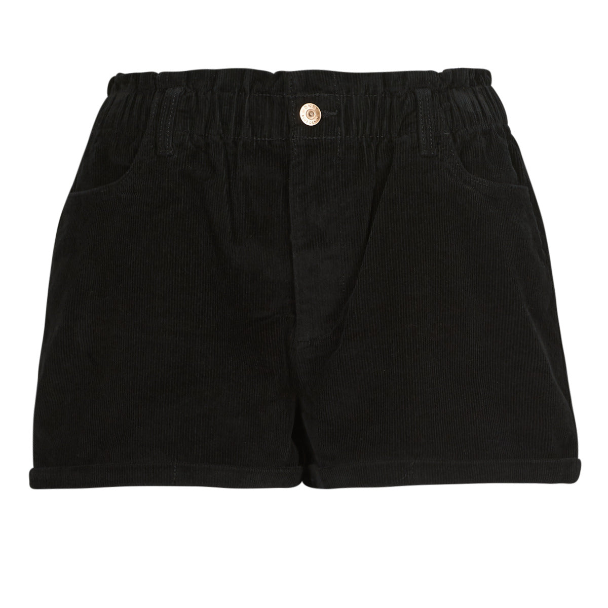 Shorts Donna Only  ONLCUBA-FLORA HW PB CORD SHORTS PNT  Nero