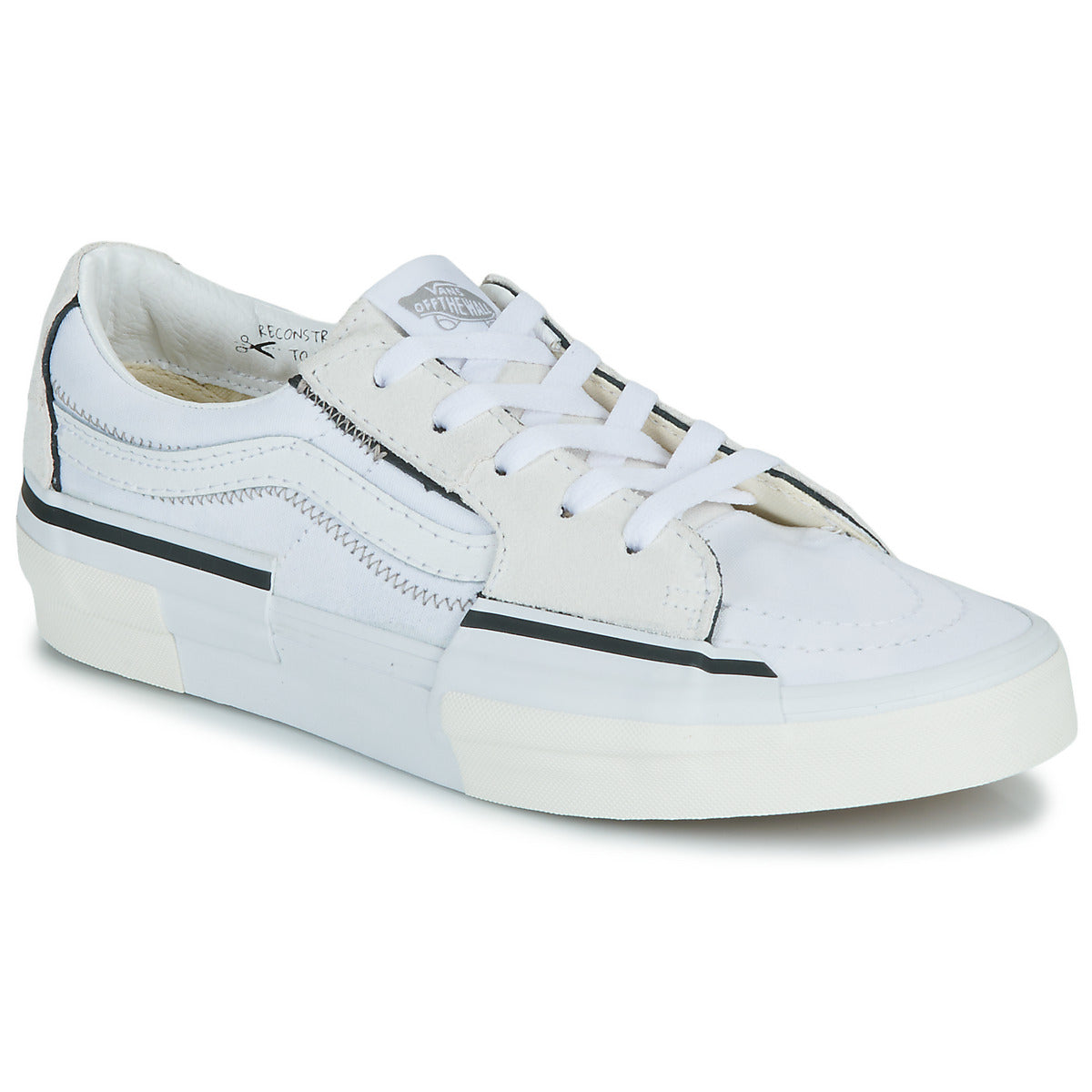 Sneakers Uomo Vans  SK8-Low Reconstruct  Bianco