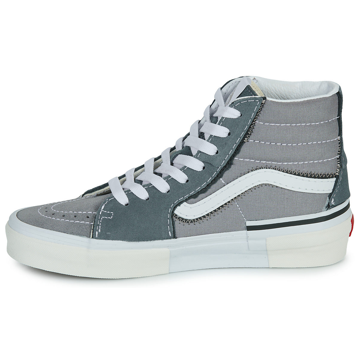 Sneakers alte Uomo Vans  SK8-Hi Reconstruct  Grigio