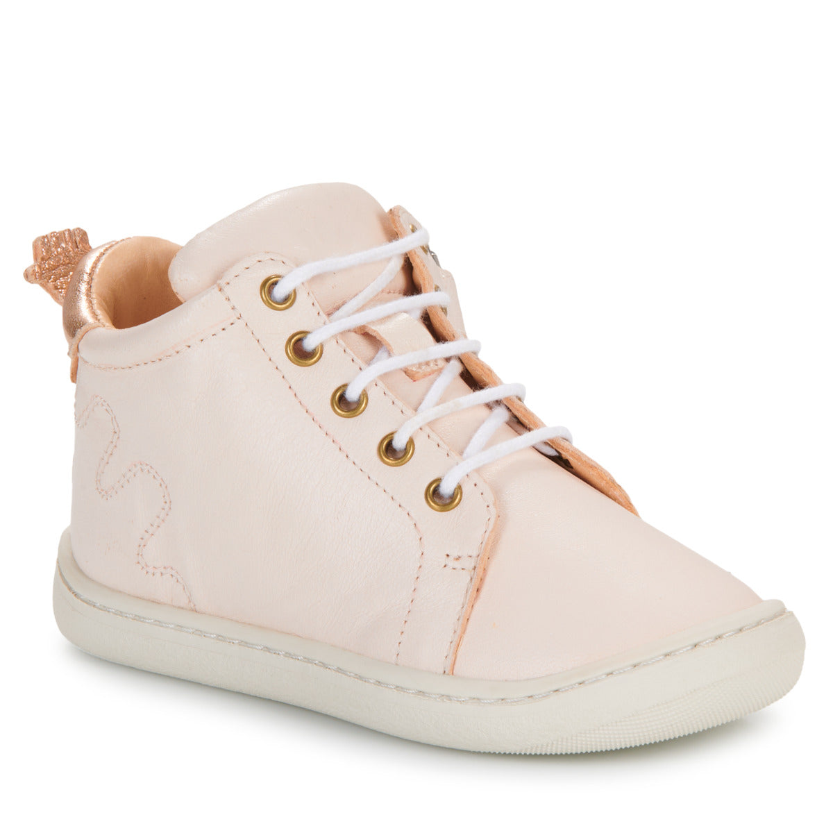 Scarpe bambini ragazza Easy Peasy  MY DEBOO LACET  Rosa