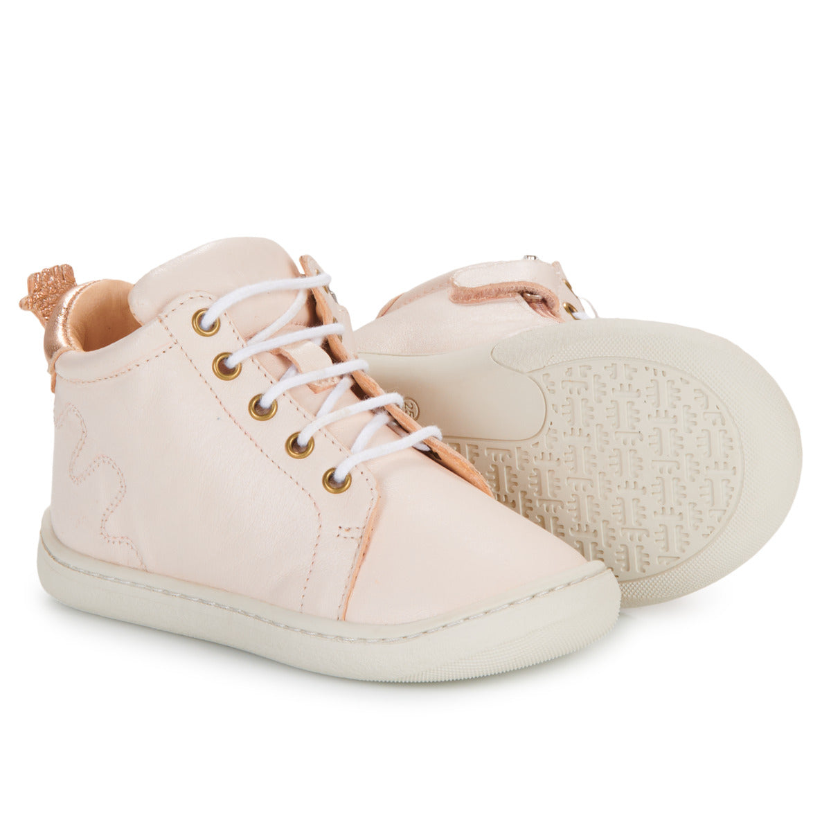 Scarpe bambini ragazza Easy Peasy  MY DEBOO LACET  Rosa