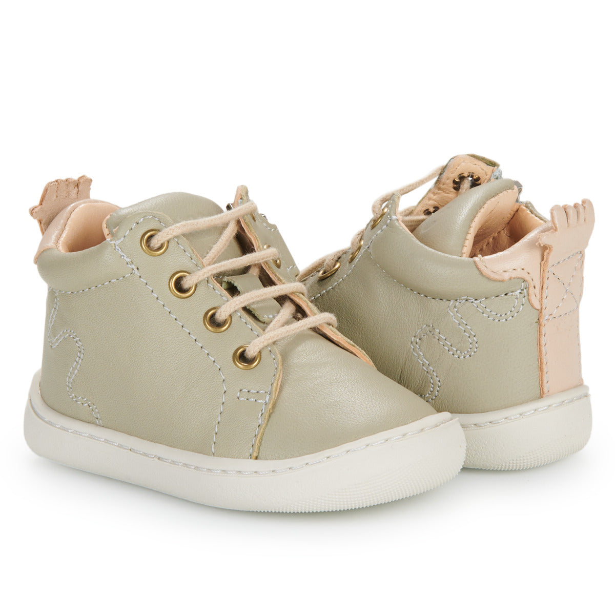 Scarpe bambini ragazzo Easy Peasy  MY DEBOO LACET  Verde