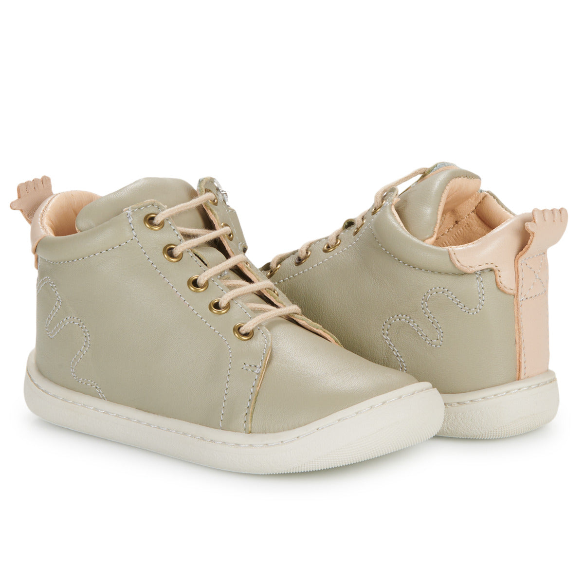 Scarpe bambini ragazzo Easy Peasy  MY DEBOO LACET  Verde