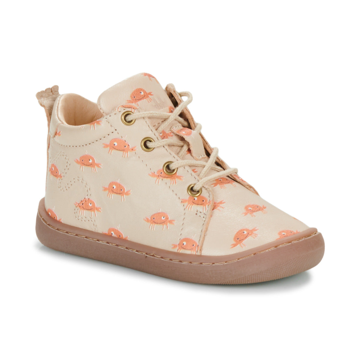 Scarpe bambini ragazzo Easy Peasy  MY DEBOO LACET  Beige