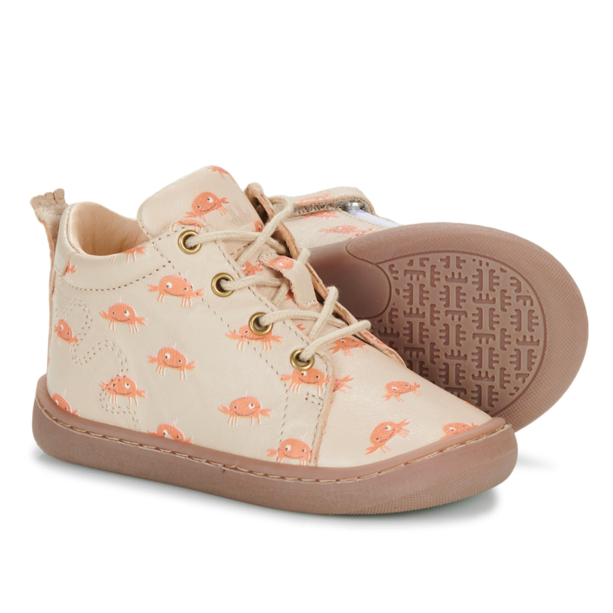 Scarpe bambini ragazzo Easy Peasy  MY DEBOO LACET  Beige