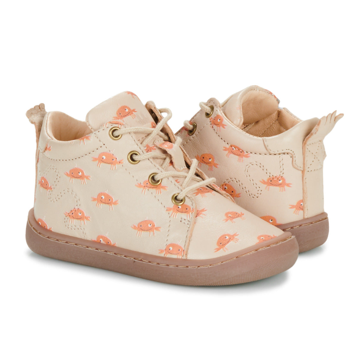 Scarpe bambini ragazzo Easy Peasy  MY DEBOO LACET  Beige