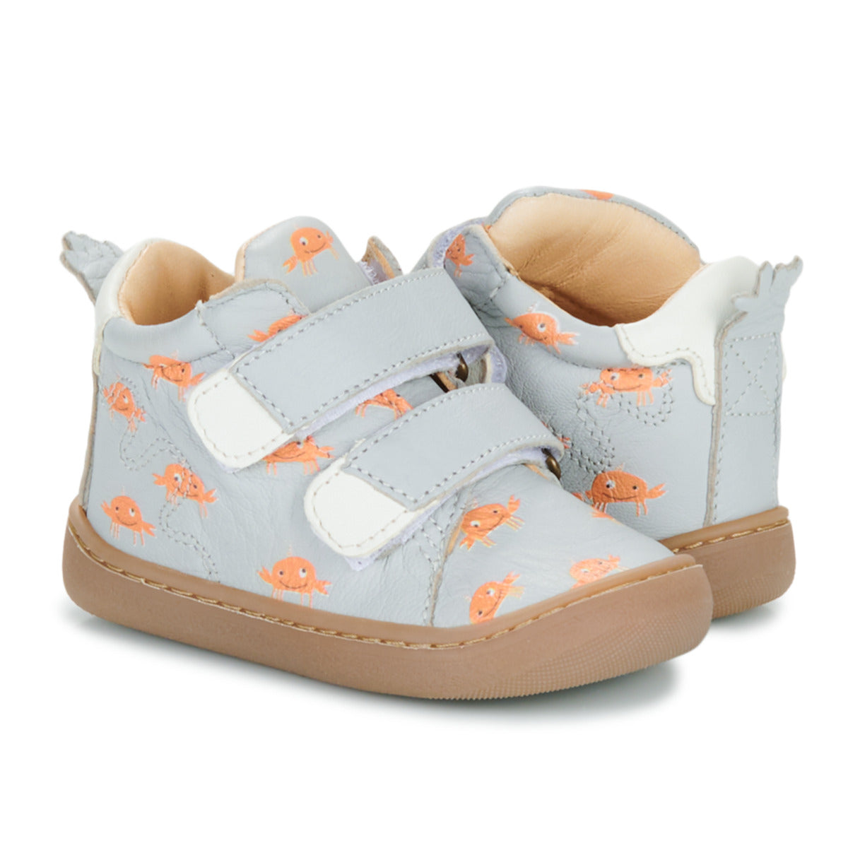 Scarpe bambini ragazzo Easy Peasy  MY DEBOO VELCRO  Grigio