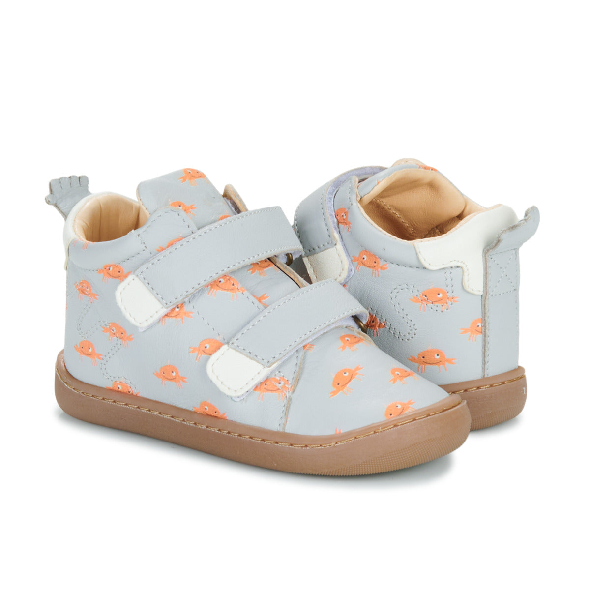 Scarpe bambini ragazzo Easy Peasy  MY DEBOO VELCRO  Grigio