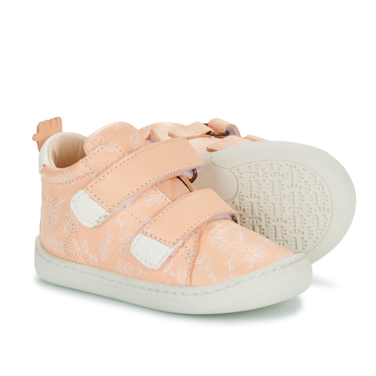 Scarpe bambini ragazza Easy Peasy  MY DEBOO VELCRO  Arancio