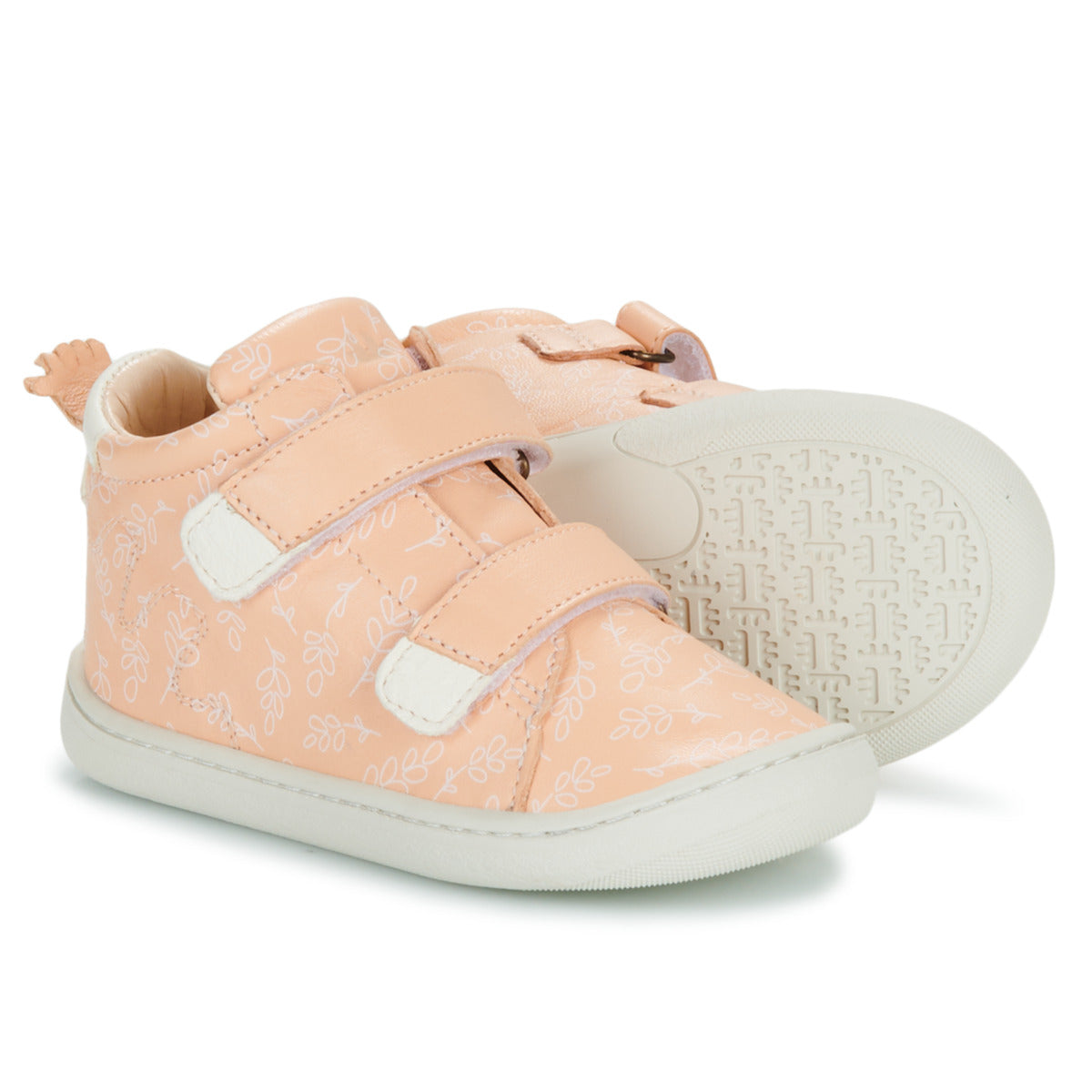 Scarpe bambini ragazza Easy Peasy  MY DEBOO VELCRO  Arancio