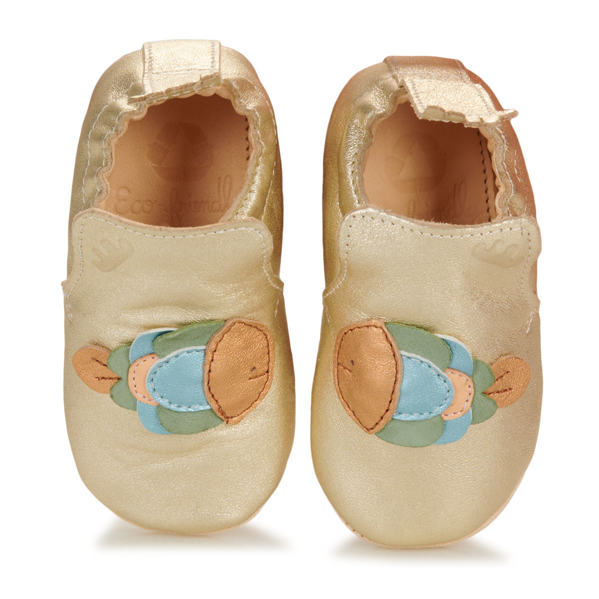 Pantofole bambini ragazza Easy Peasy  MY BLUBLU POISSON  Oro