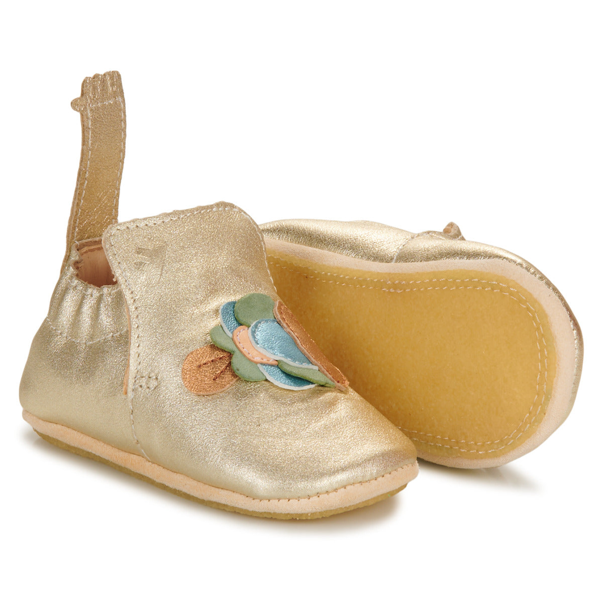 Pantofole bambini ragazza Easy Peasy  MY BLUBLU POISSON  Oro