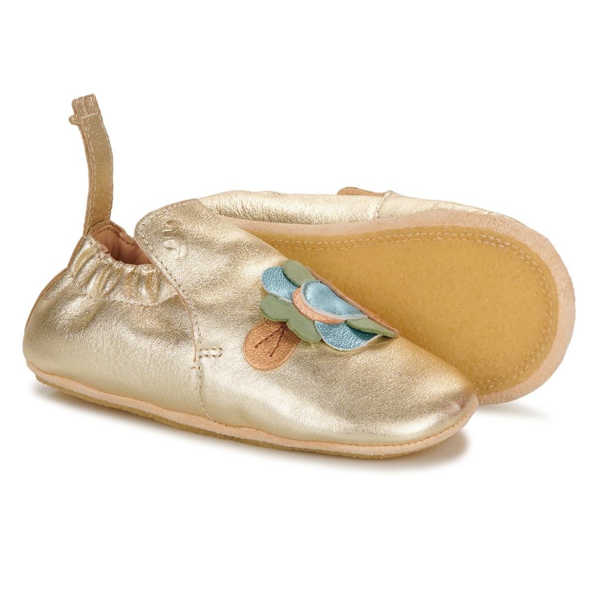 Pantofole bambini ragazza Easy Peasy  MY BLUBLU POISSON  Oro