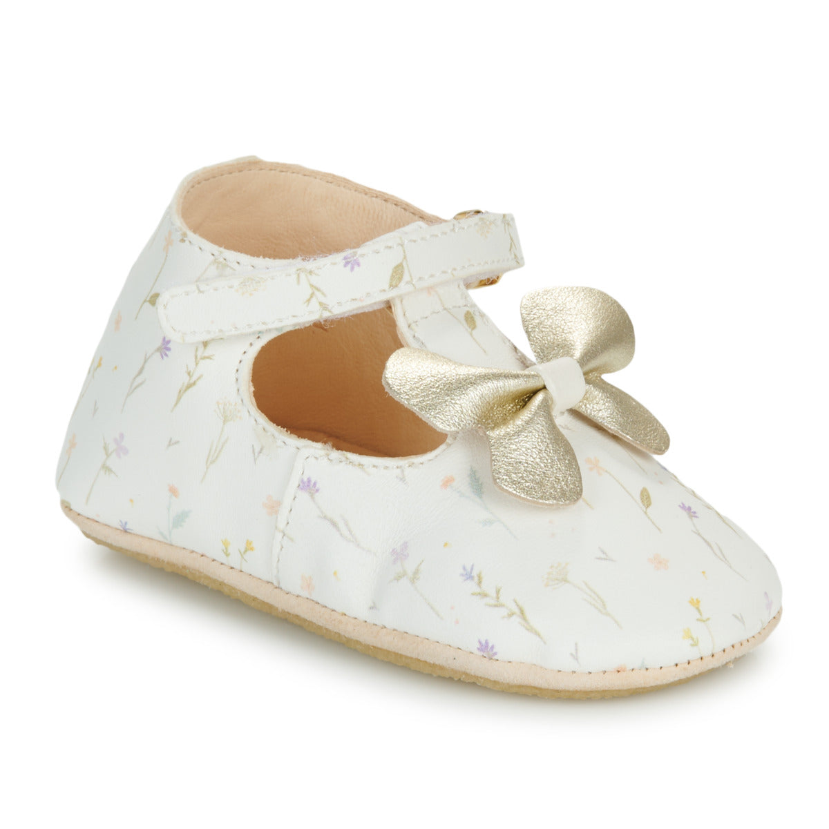 Pantofole bambini ragazza Easy Peasy  MY LILLYP PAPILLON VOLANT  Bianco