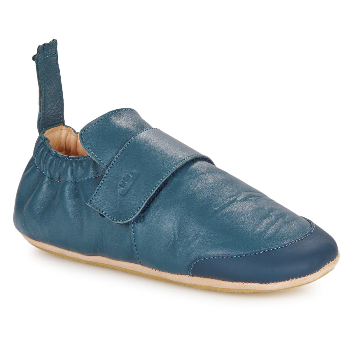 Pantofole bambini ragazza Easy Peasy  MY BLUBOOTIES VELCRO  Blu