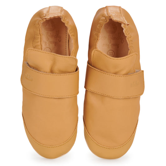 Pantofole bambini ragazzo Easy Peasy  MY BLUBOOTIES VELCRO  Marrone