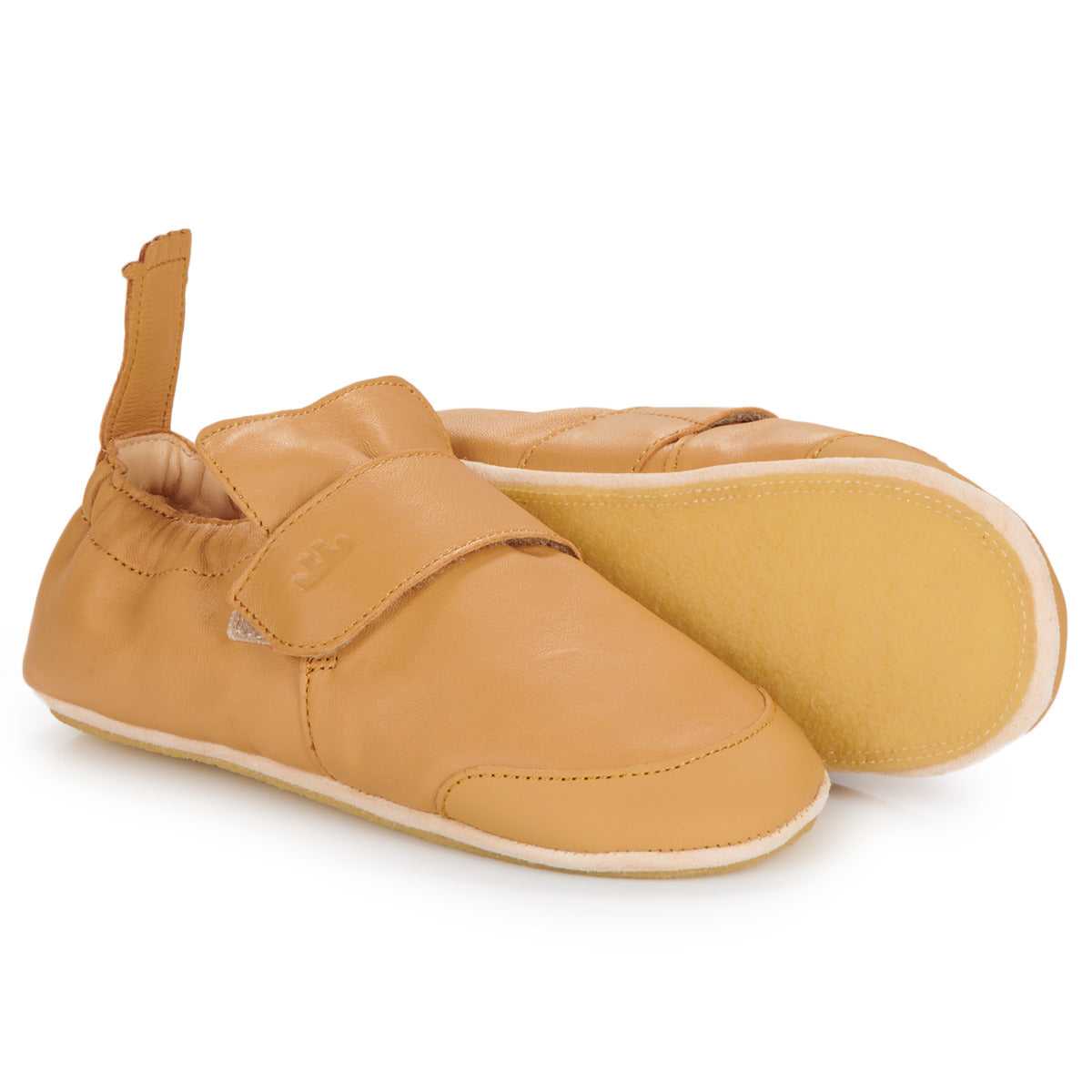 Pantofole bambini ragazzo Easy Peasy  MY BLUBOOTIES VELCRO  Marrone