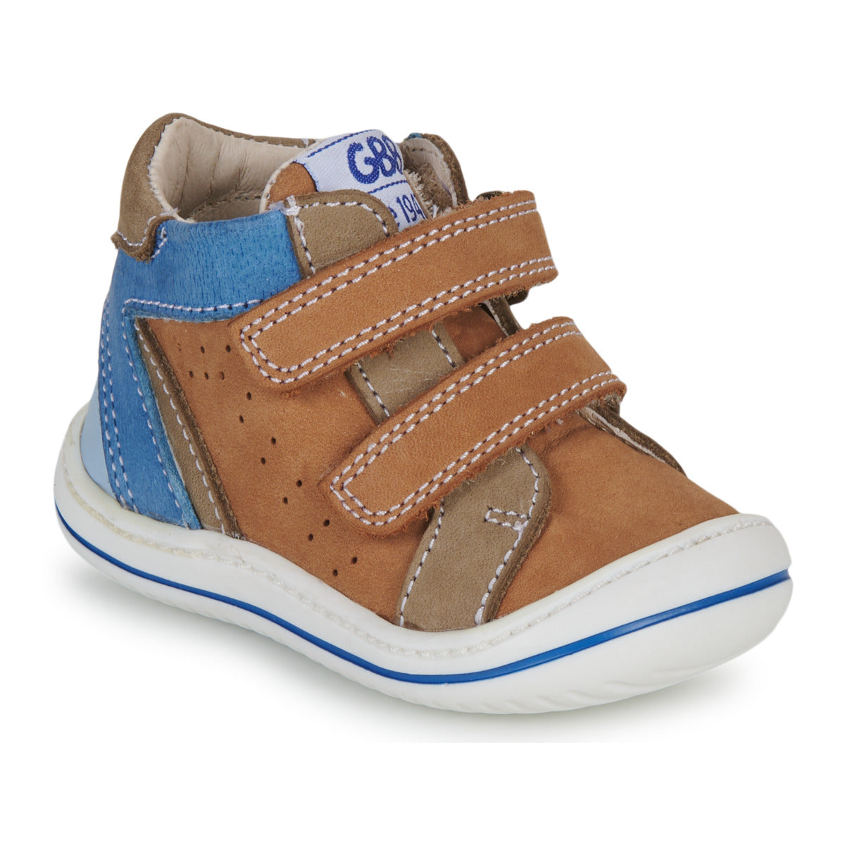 Scarpe bambini ragazzo GBB  FLEXOO SCRATCH  Marrone