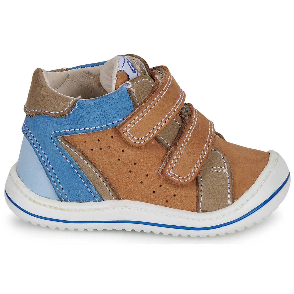 Scarpe bambini ragazzo GBB  FLEXOO SCRATCH  Marrone