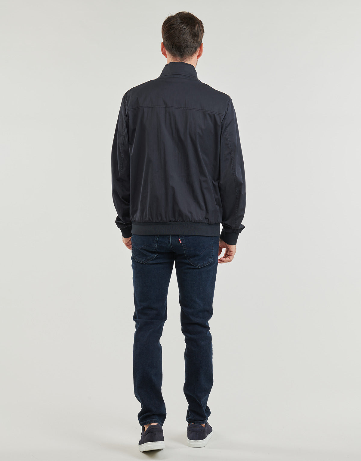 Giubbotto Uomo Geox  M EOLO BOMBER STRETCH MIXED  Marine