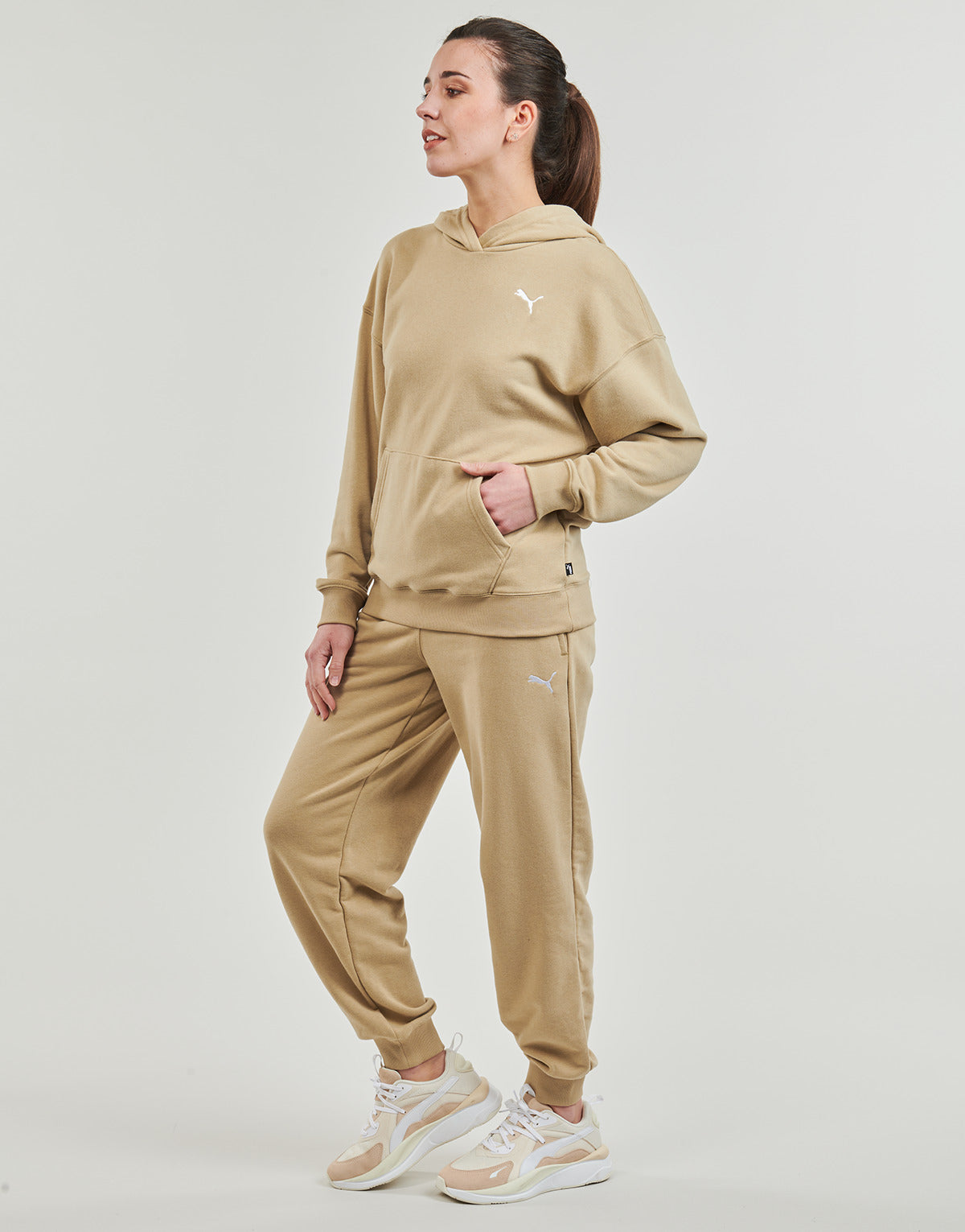 Tuta Donna Puma  LOUNGEWEAR SUIT TR  Beige