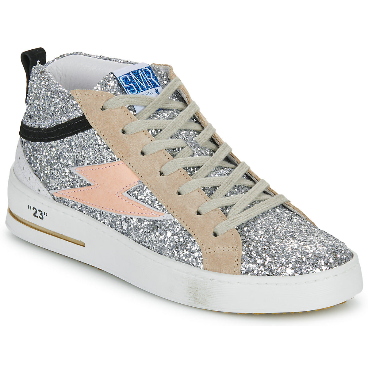 Sneakers alte Donna Semerdjian  GIBRA  Argento