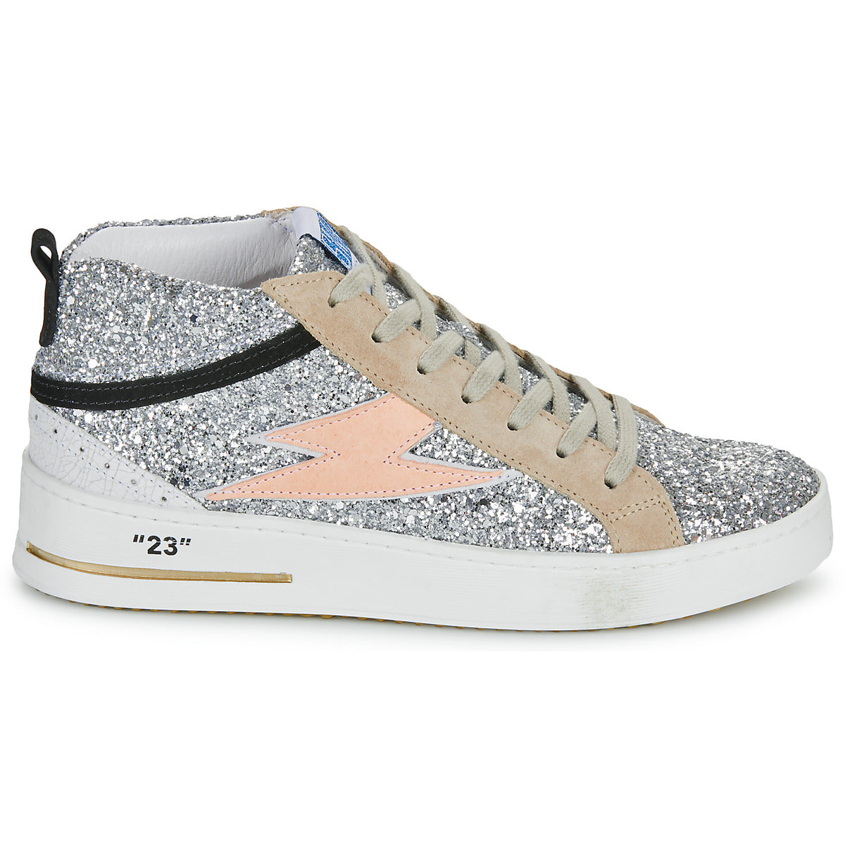 Sneakers alte Donna Semerdjian  GIBRA  Argento