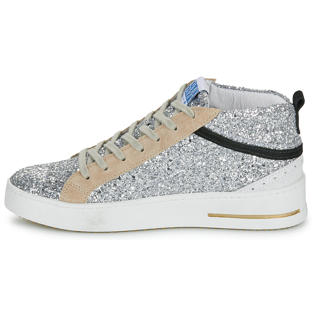 Sneakers alte Donna Semerdjian  GIBRA  Argento